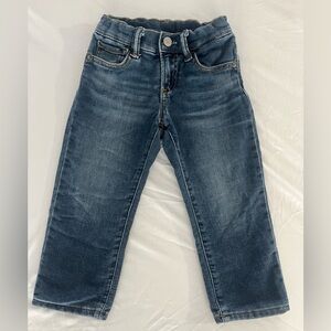 GAP Denim Toddler Insulated Straight Jeans | Size 3T | Classic Blue Wash